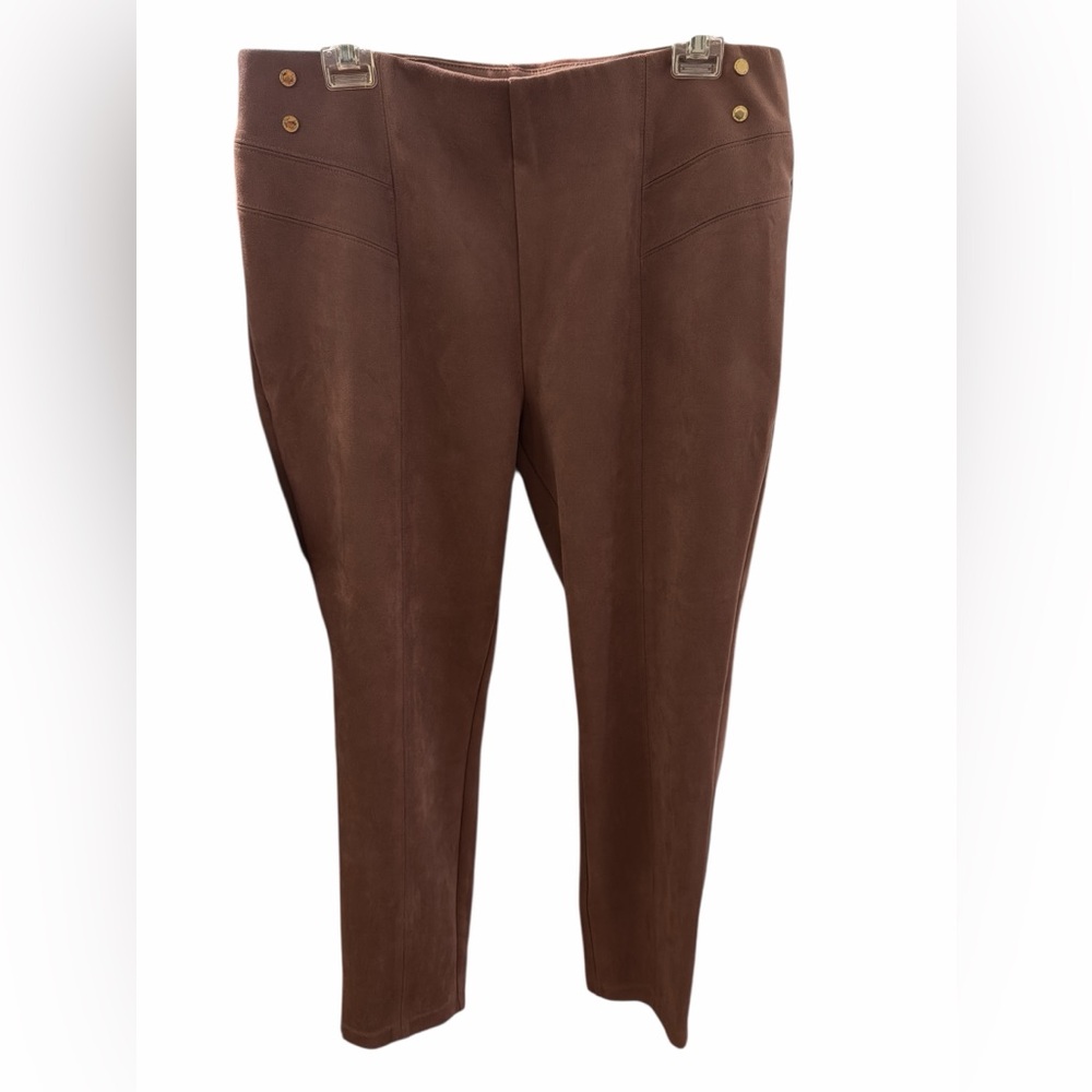 Marc‎ New York by Andrew Marc Faux suede pants, straight leg size XL